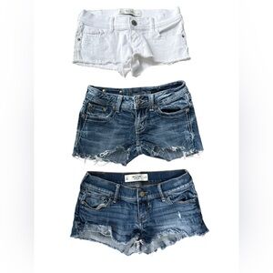 Abercrombie & Missme  Denim Shorts Bundle